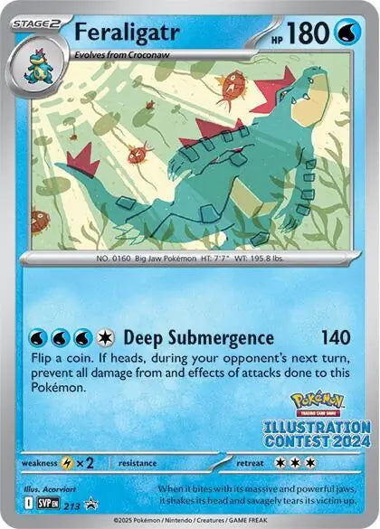 Scarlet & Violet Promo Feraligatr #213